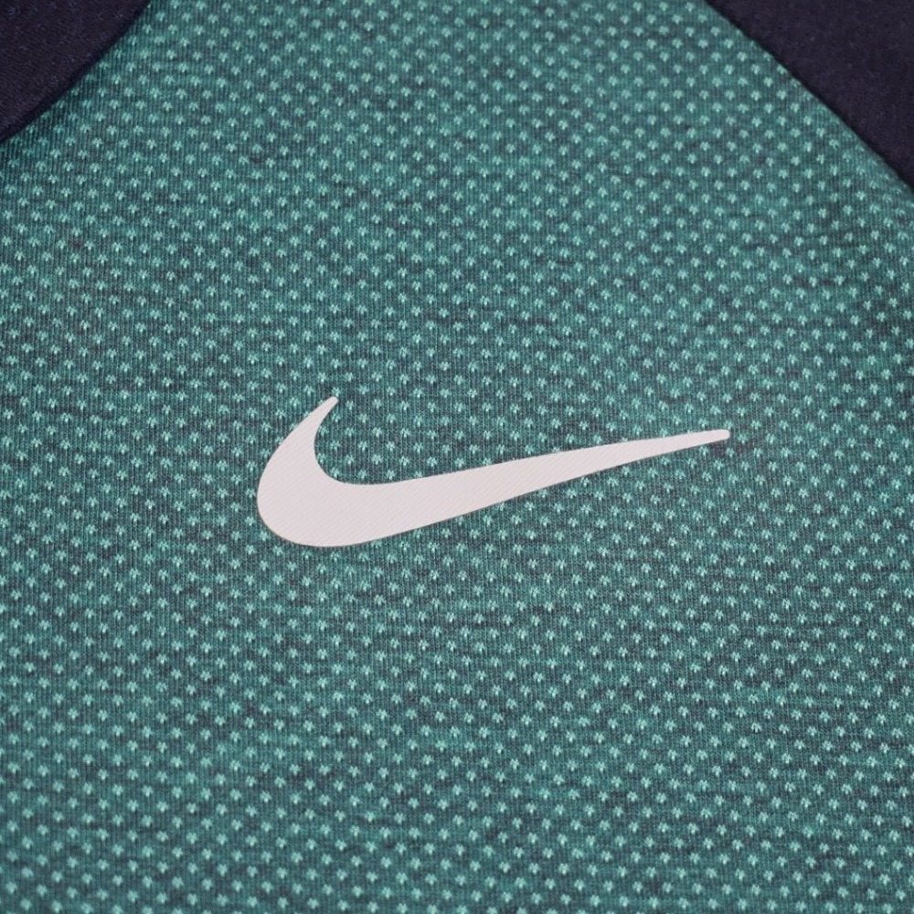 Nike Dri-FIT Raglan Golf Polo with DRY Tech Large Green Blue 91189-370 - Picture 5 of 8